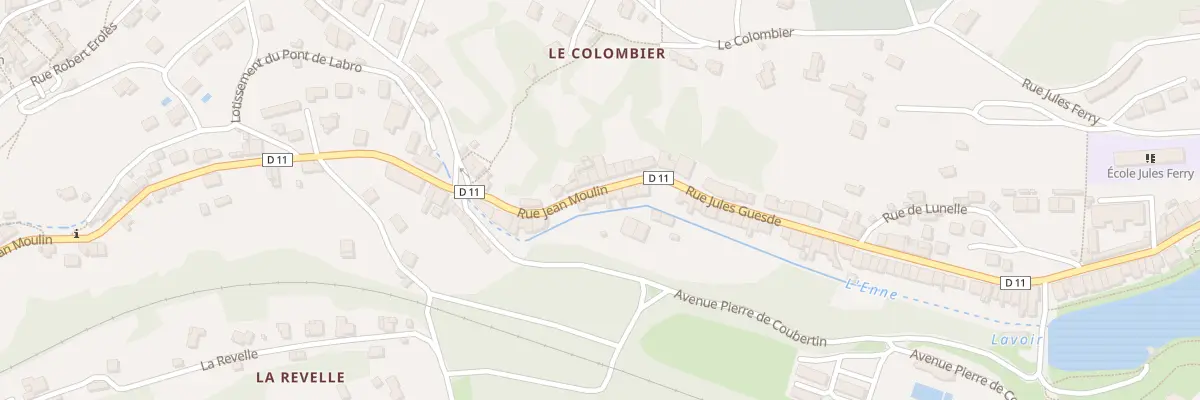Plan du 78 Rue Jean Moulin à Aubin