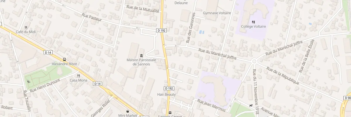 Plan du 4 Rue du Marechal Joffre à Sannois
