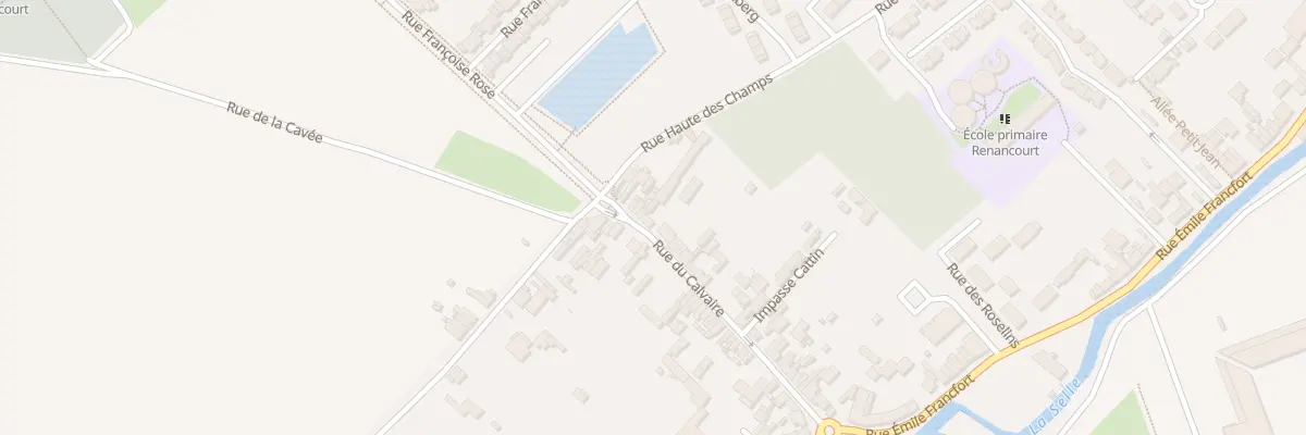 Plan du 82 Rue du Calvaire à Amiens