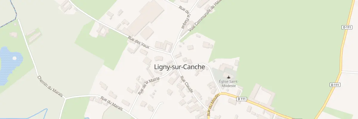 Plan du 1 Rue de l’Eglise à Ligny-sur-Canche