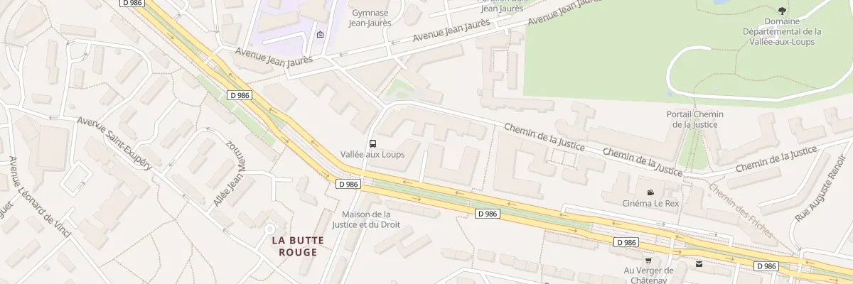 Plan du 374 Av de la Division Leclerc à Châtenay-Malabry