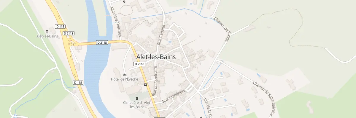 Plan du 9 Rue Calvière à Alet-les-Bains