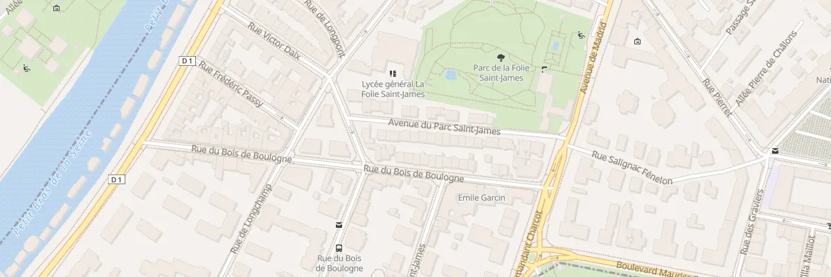 Plan du 27 Av du Parc Saint-james à Neuilly-sur-Seine