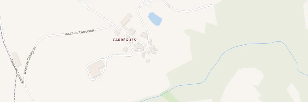 Plan du 5344 Carregues à Saint-Parthem
