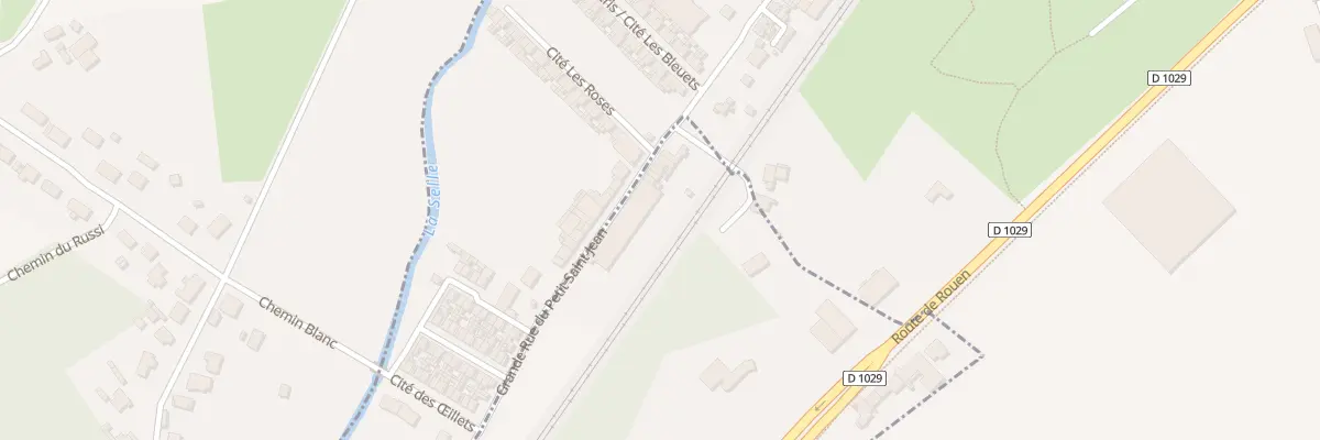 Plan du 30 Rue Grande Rue Petit St Jean à Pont-de-Metz
