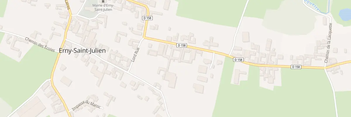 Plan du 10 Rue Basse Boulogne à Erny-Saint-Julien