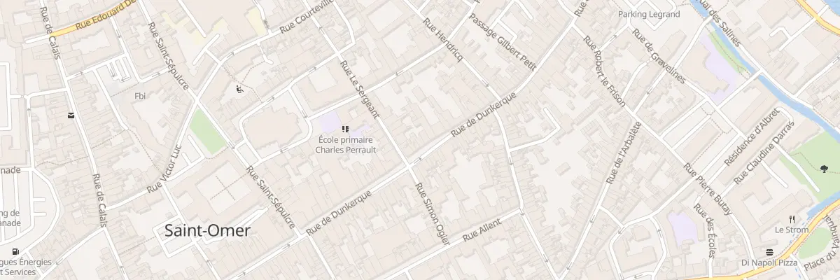 Plan du 104 Rue de Dunkerque à Saint-Omer