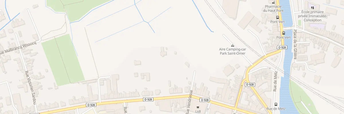 Plan du 84 Bd de Strasbourg à Saint-Omer