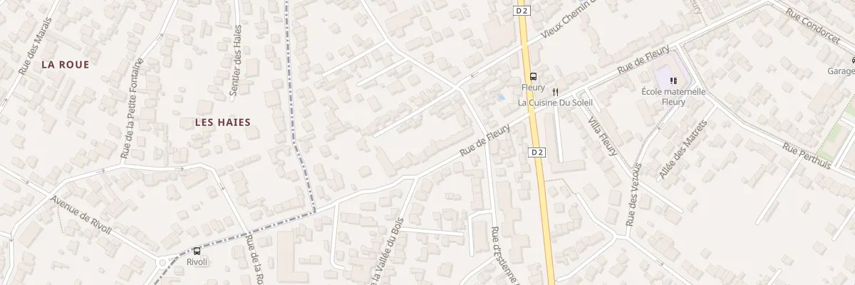 Plan du 102 Rue de Fleury à Clamart
