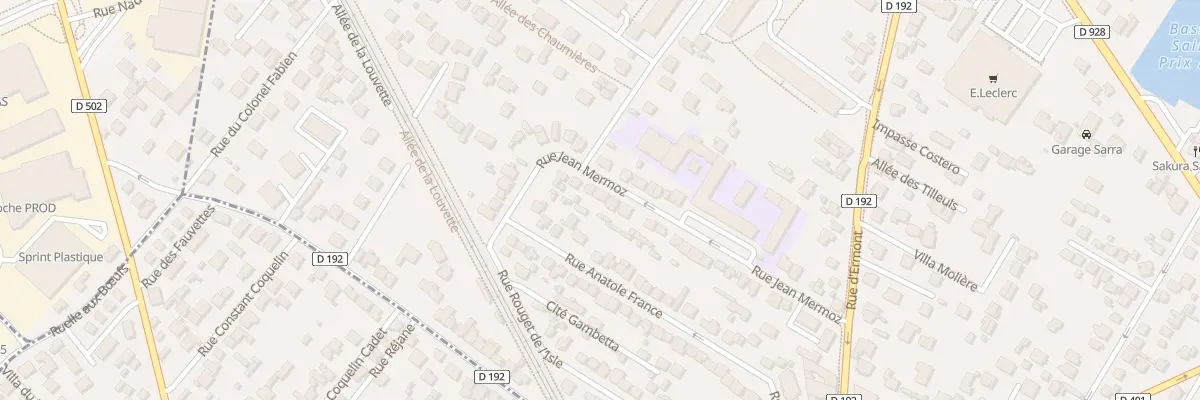 Plan du 35B Rue Jean Mermoz à Saint-Prix