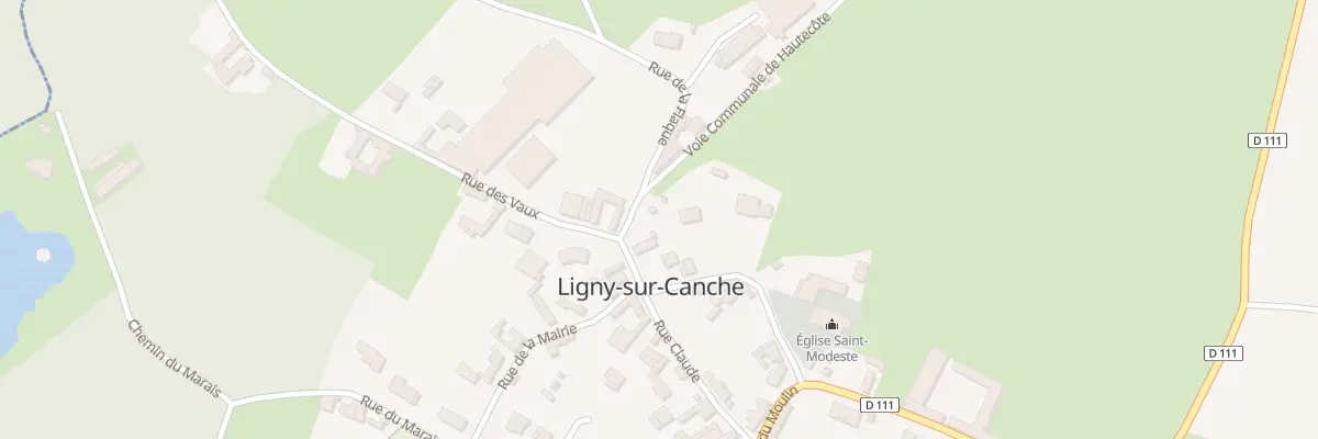 Plan du 1B Rue de l’Eglise à Ligny-sur-Canche