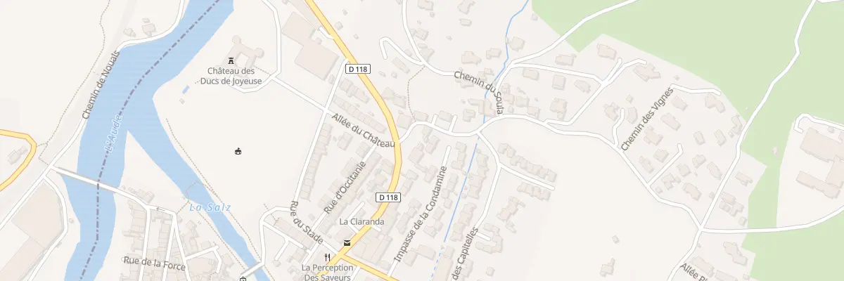 Plan du 2 Che du Pech à Couiza