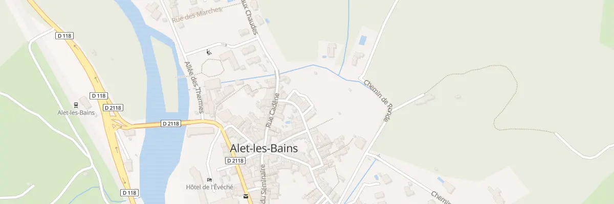 Plan du 3 Rue Marchand à Alet-les-Bains
