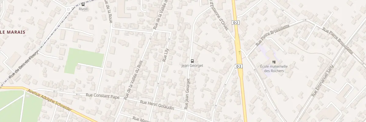Plan du 21 Rue Jean Georget à Clamart
