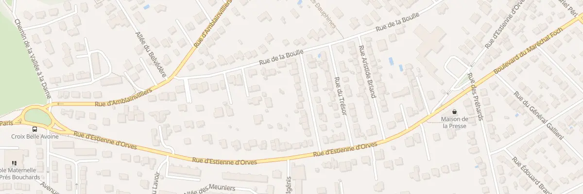 Plan du 13 Rue Paul Doumer à Verrières-le-Buisson
