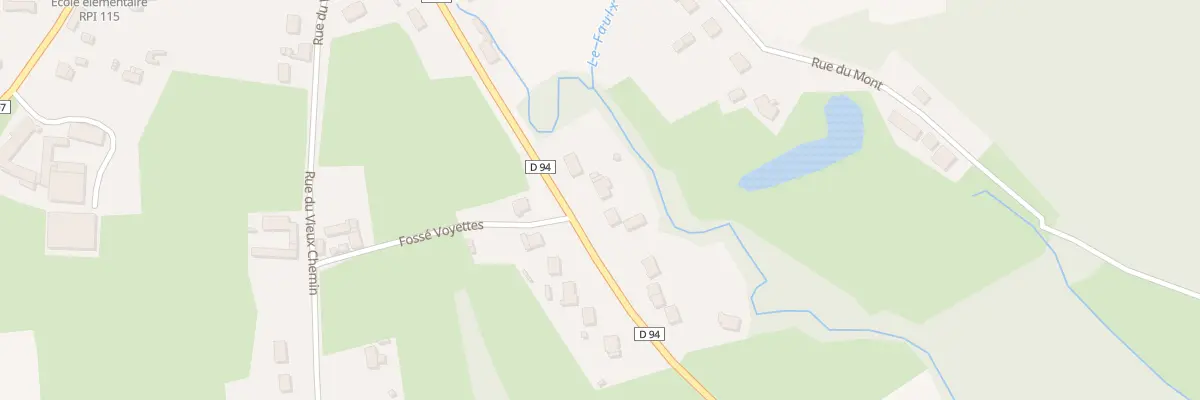 Plan du 10T Rue d’Anvin à Bergueneuse