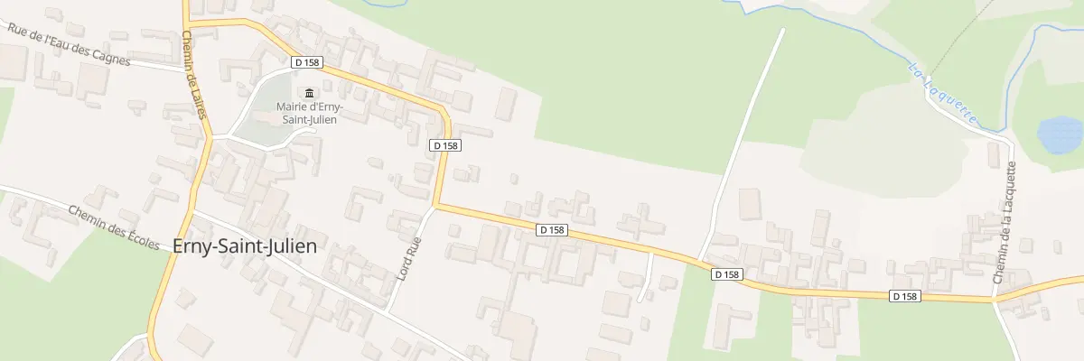 Plan du 7 Rue Basse Boulogne à Erny-Saint-Julien