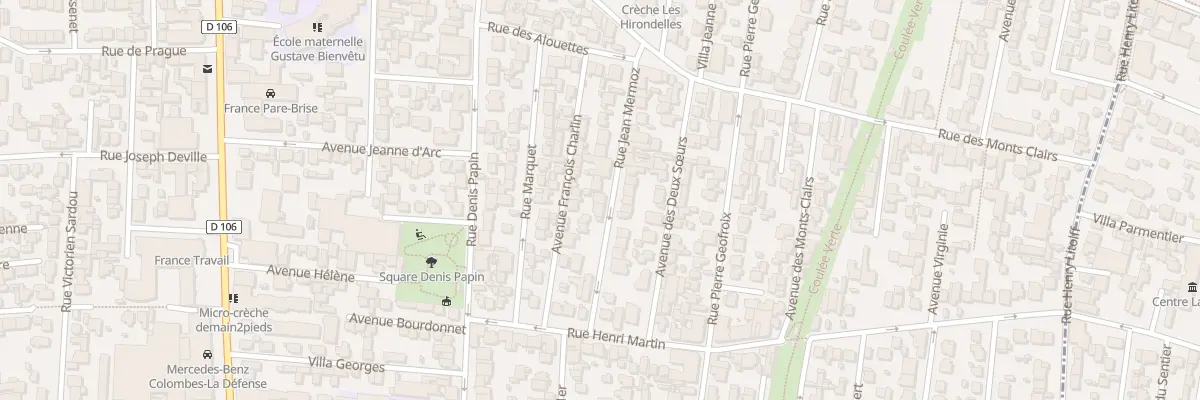Plan du 18 Rue Jean Mermoz à Colombes