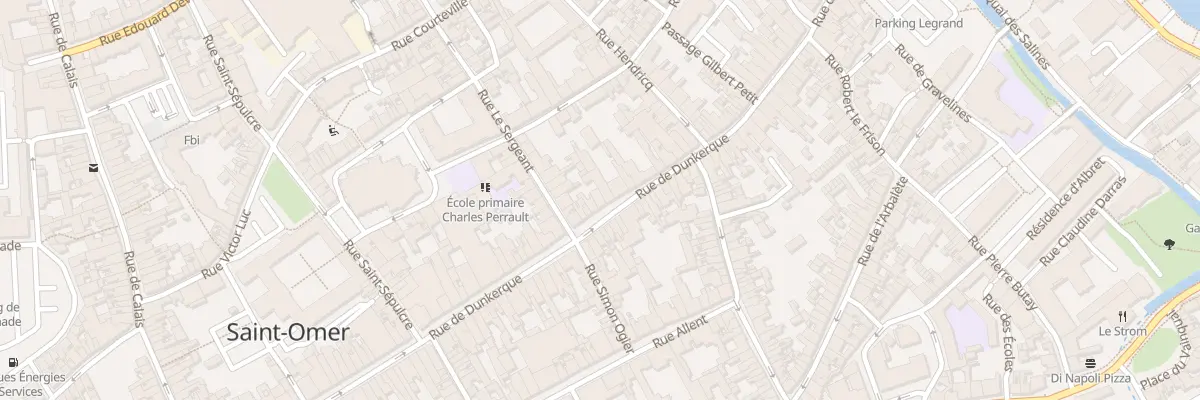 Plan du 106 Rue de Dunkerque à Saint-Omer