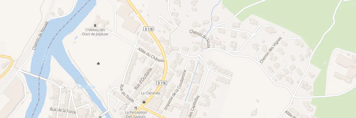 Plan du 4 Che du Pech à Couiza