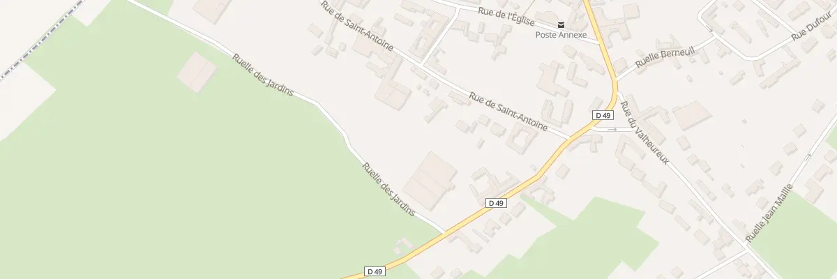Plan du 9 Rue Saint Antoine à Candas