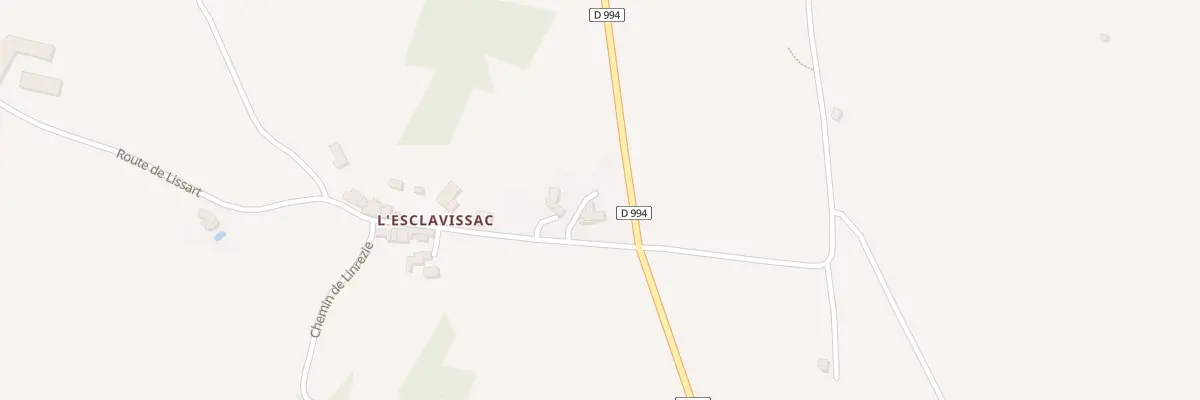 Plan du 5282 Esclavissac à Roussennac