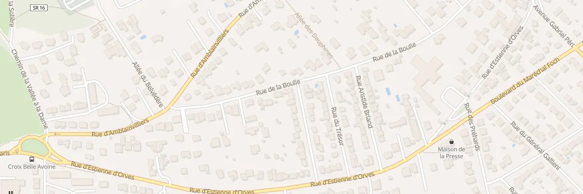 Plan du 21 Rue Paul Doumer à Verrières-le-Buisson