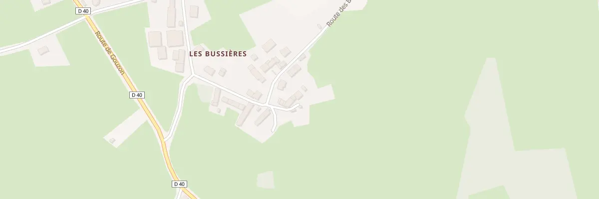 Plan du 22 Les Bussieres à Saint-Loup