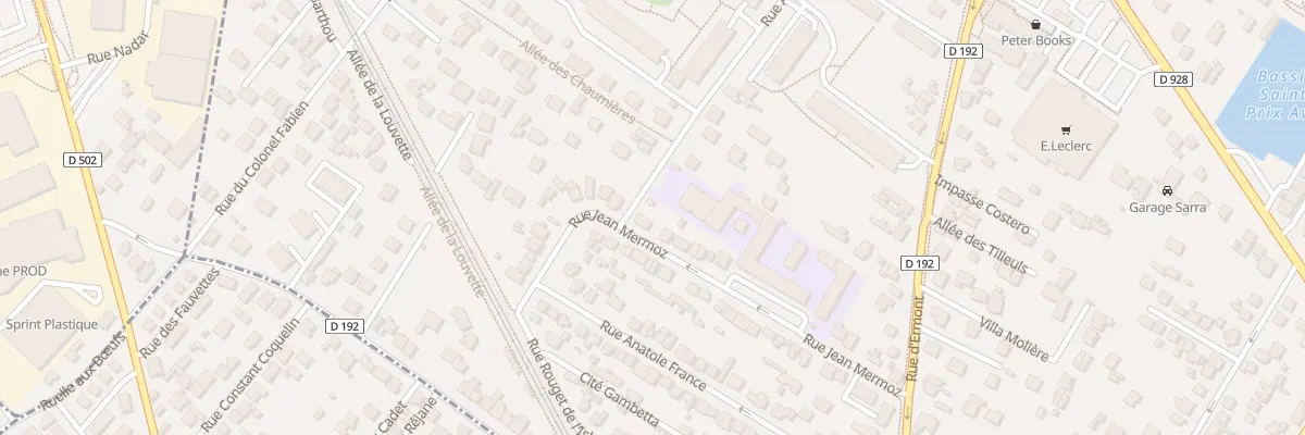 Plan du 32 Rue Jean Mermoz à Saint-Prix