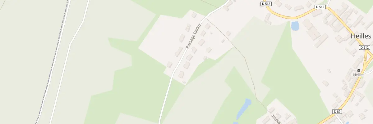 Plan du 259 Pas Gadru à Heilles