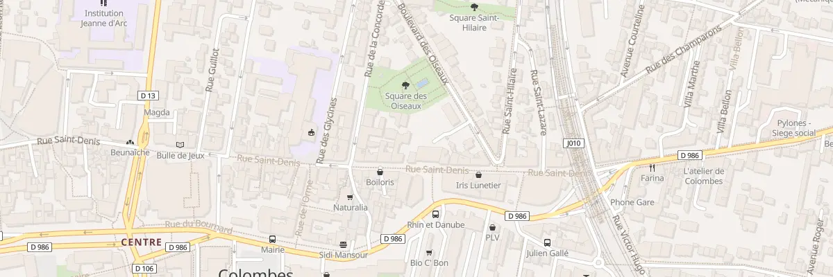 Plan du 24 Rue Saint-Denis à Colombes