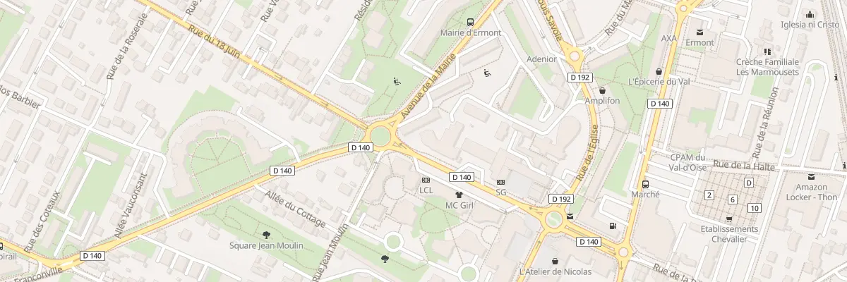 Plan du 20 Rue du Dix Huit Juin à Ermont