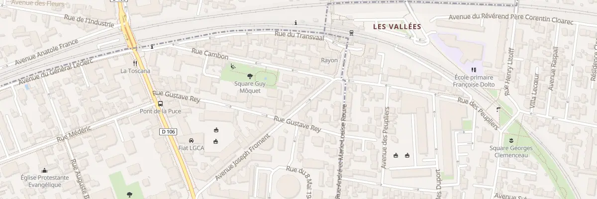 Plan du 8 Av Joseph Froment à La Garenne-Colombes