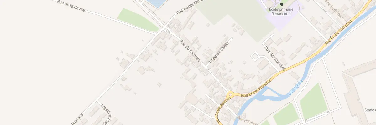 Plan du 55 Rue du Calvaire à Amiens