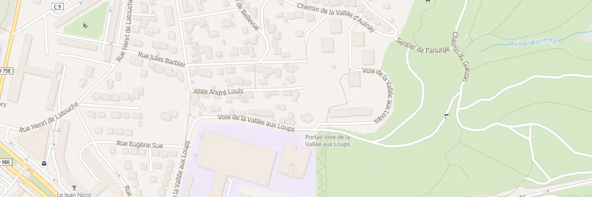 Plan du 24 All André Louis à Châtenay-Malabry