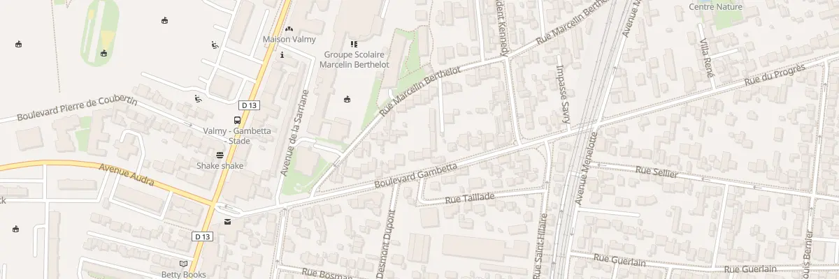 Plan du 43 Bd Gambetta à Colombes