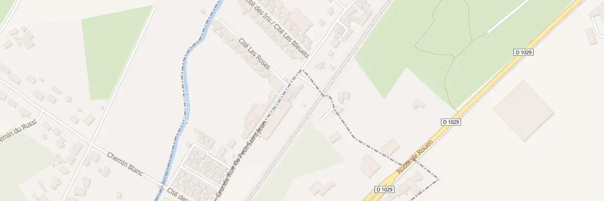Plan du 38 Grande Rue Petit St Jean à Pont-de-Metz