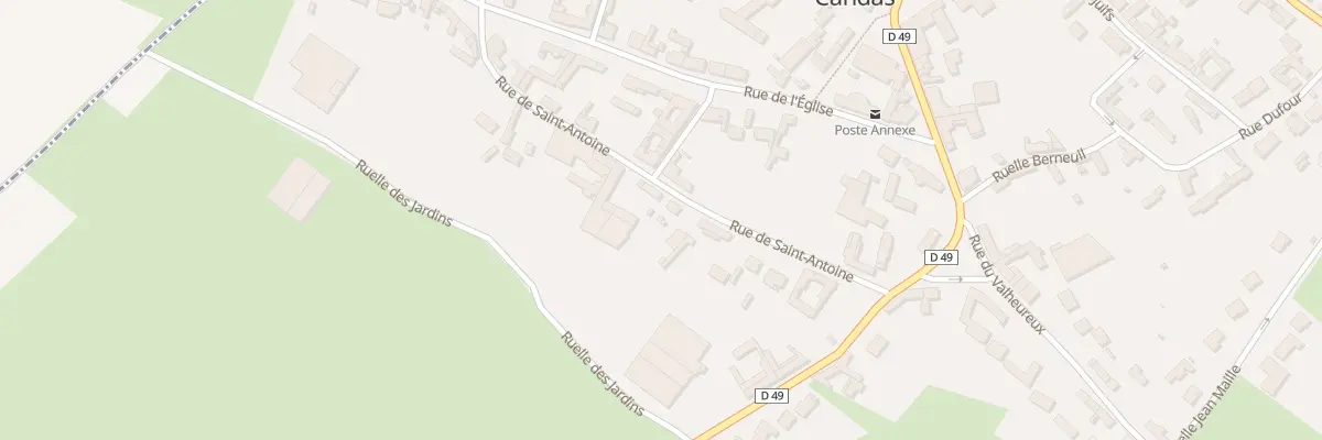 Plan du 15 Rue Saint Antoine à Candas