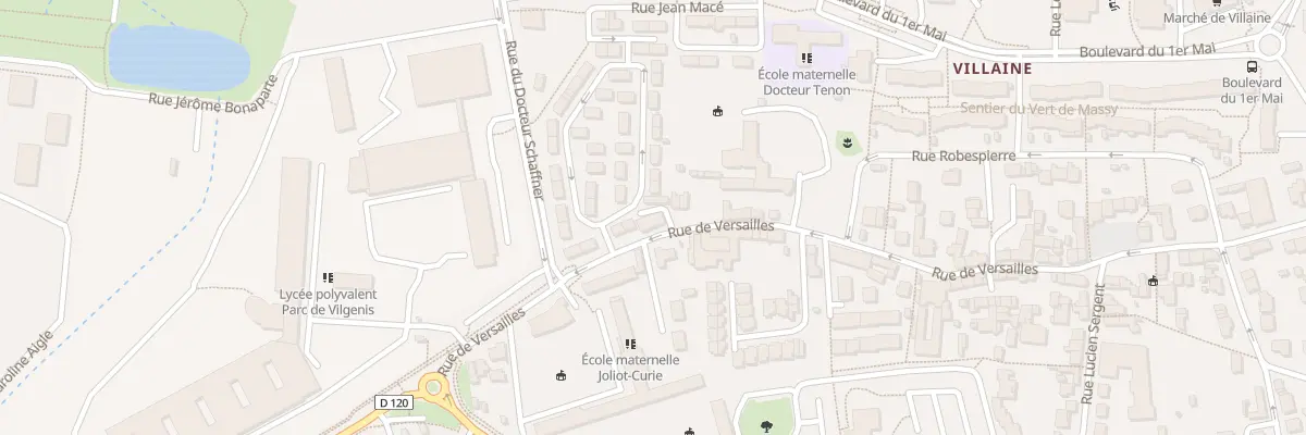 Plan du 72B Rue de Versailles à Massy