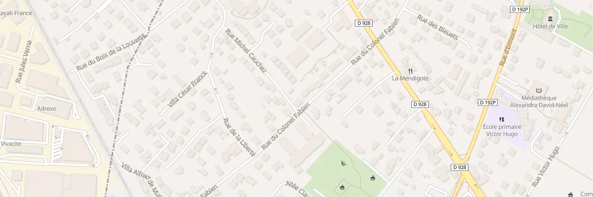 Plan du 76B Rue du Colonel Fabien à Saint-Prix