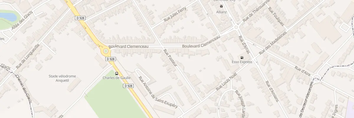 Plan du 67 Bd Clémenceau à Saint-Omer