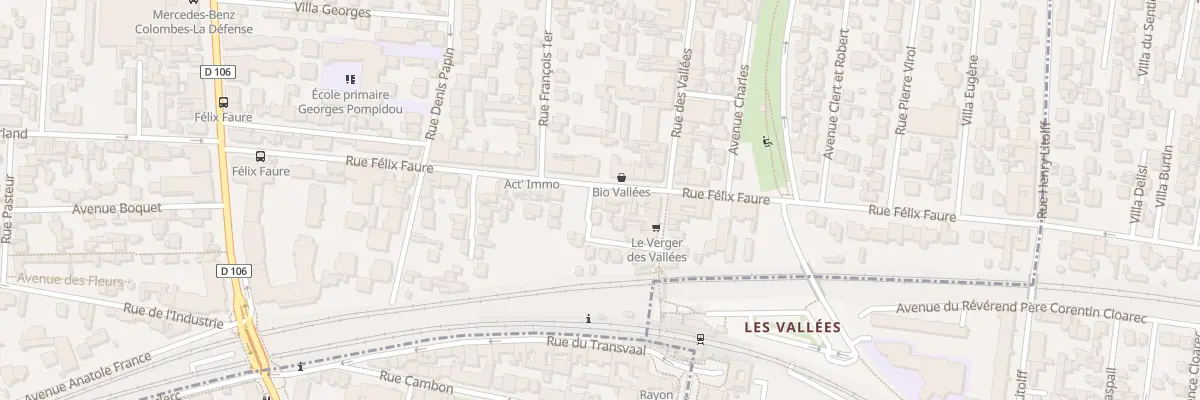 Plan du 58 Rue Félix Faure à Colombes