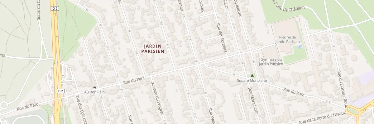 Plan du 62 Rue du Parc à Clamart