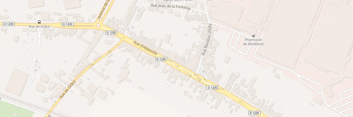Plan du 440 Rue d’Abbeville à Amiens