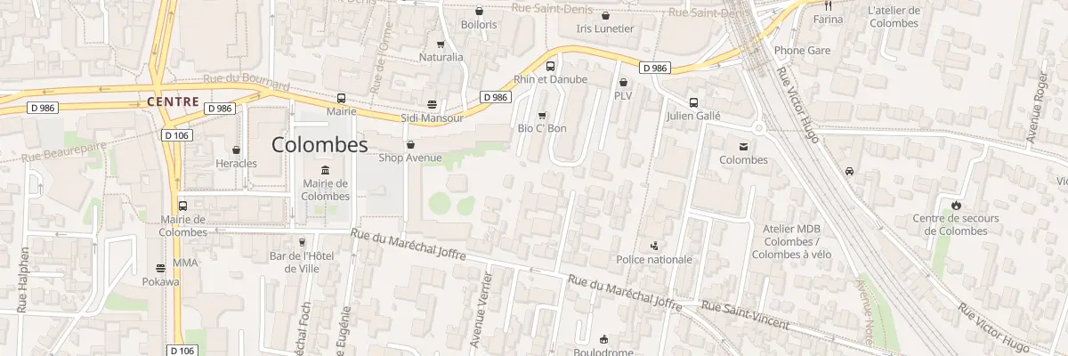Plan du 53 Rue du Maréchal Joffre à Colombes