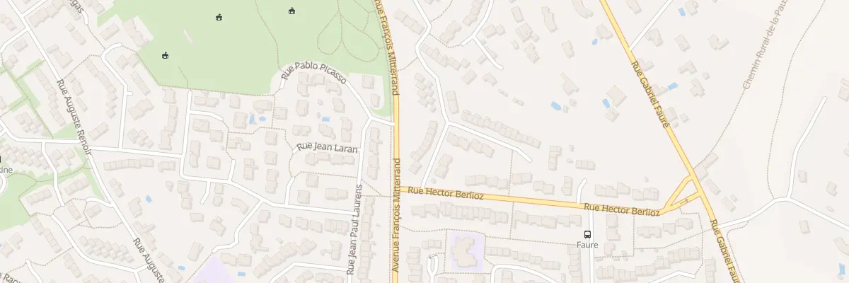 Plan du 11 Rue Jean Philippe Rameau à Castres