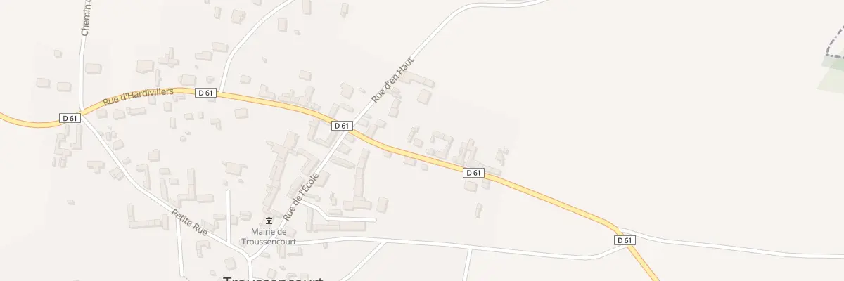 Plan du 3 Rue de Caply à Troussencourt