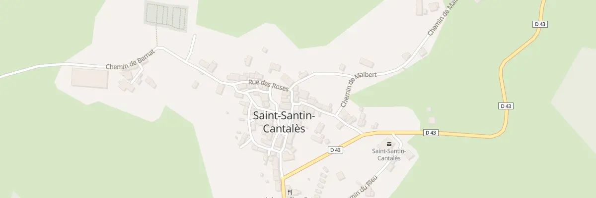 Plan du 5052 Le Bourg à Saint-Santin-Cantalès