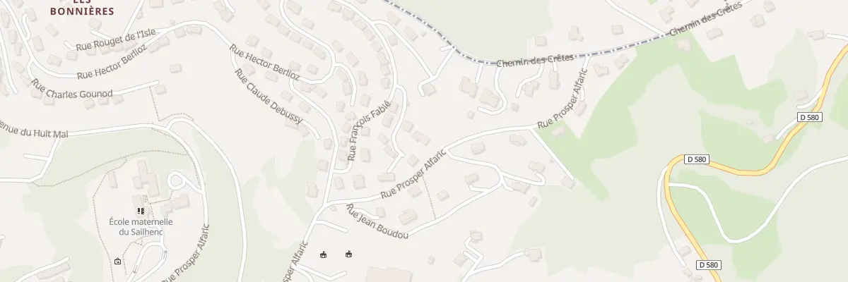 Plan du 93 Rue François Cogné à Decazeville
