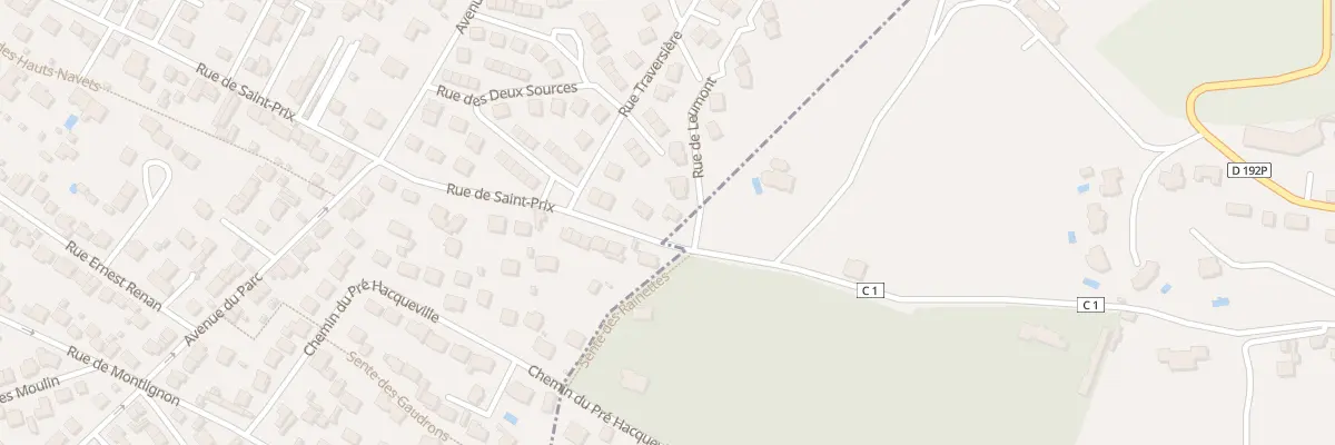 Plan du 131 Rue de Saint-prix à Saint-Leu-la-Forêt
